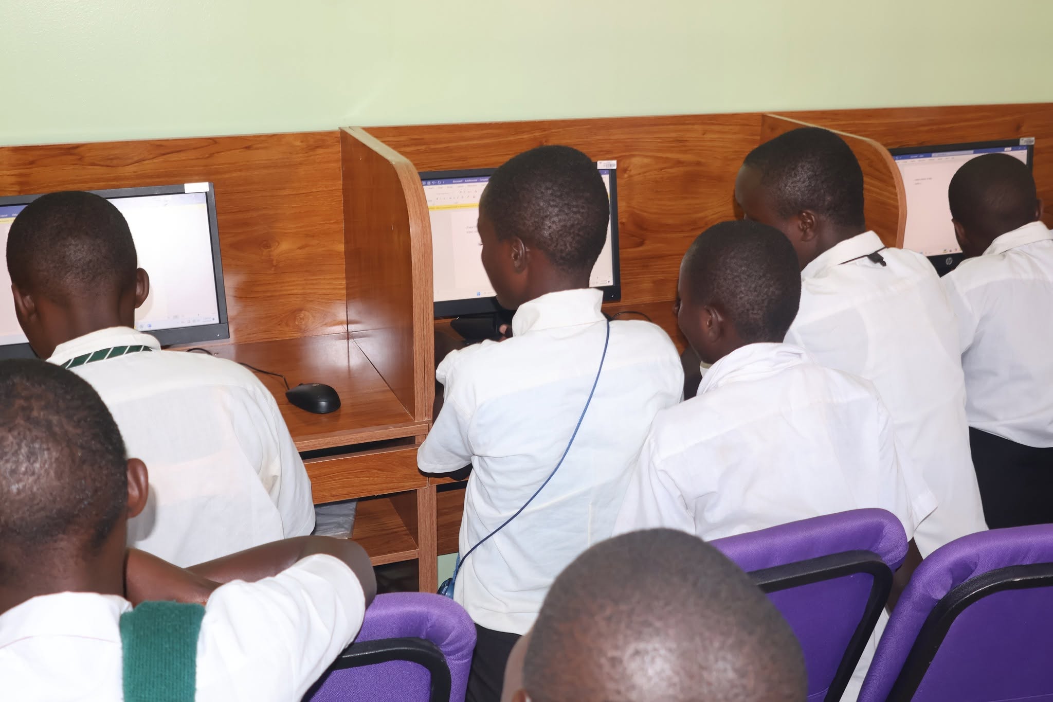 Computer Class Practicals in Session at  DAMKA ICT HUB