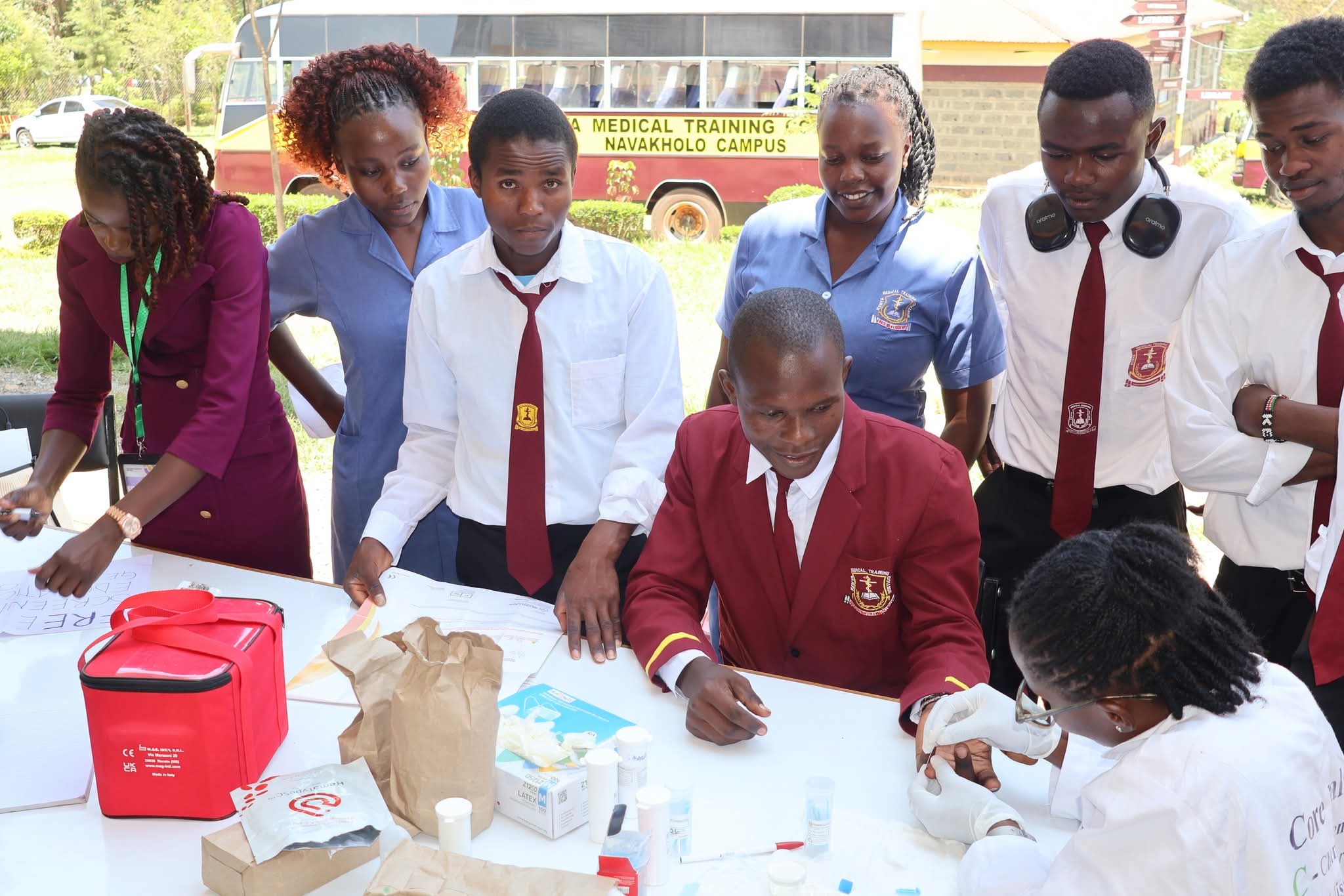 DAMKA with SolidarMed Support Leads Sickle Cell Awareness and Free Screening Drive at KMTC Cultural Day